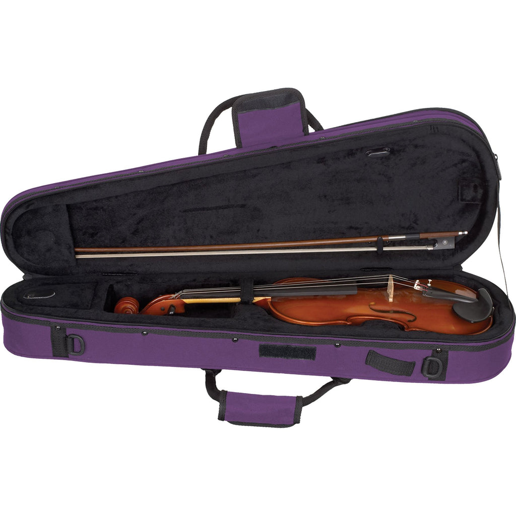 Protec MAX 4/4 Full Size Lightweight Violin Case, Black, Model MX044