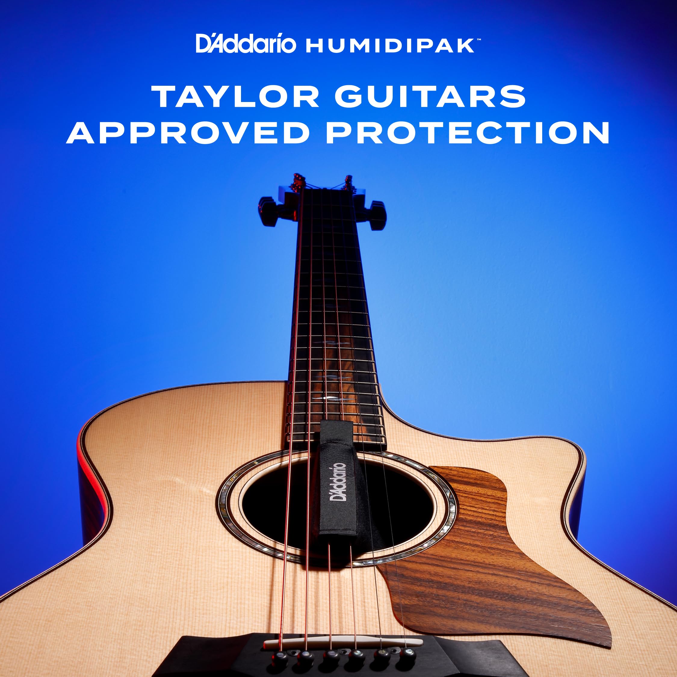 D'Addario Accessories Guitar Humidifier Packs - Two-Way Humidification System Conditioning Packets - For Maintaining Proper Guitar Humidification Level - 3 Maintain Replacement Packets