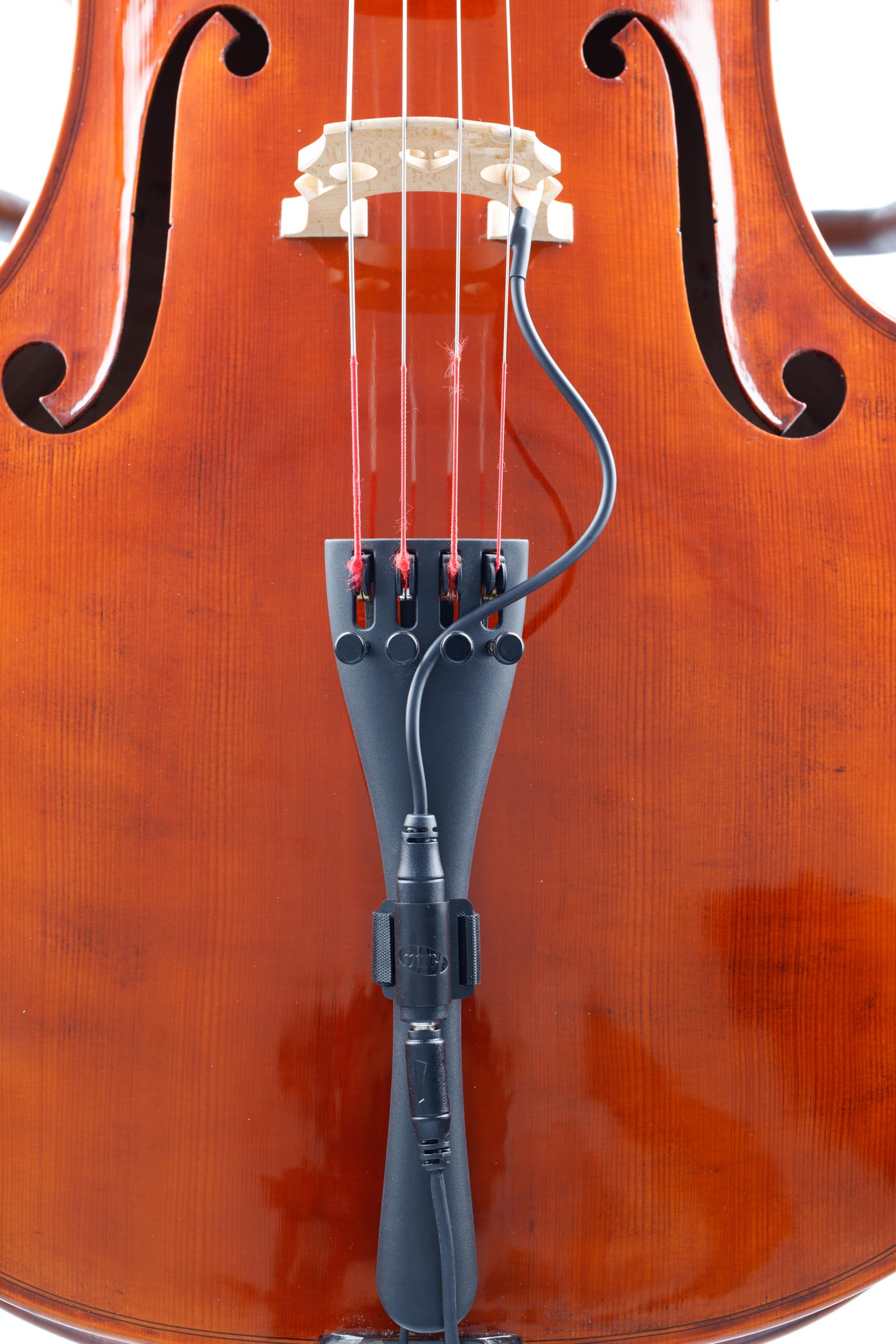 KNA VC-1 Portable Piezo Pickup for Cello – Lightweight Bridge-Mounted Sensor, Natural Acoustic Sound, Easy Installation, 1/4" Output Jack, No Instrument Modifications, Handcrafted in Europe