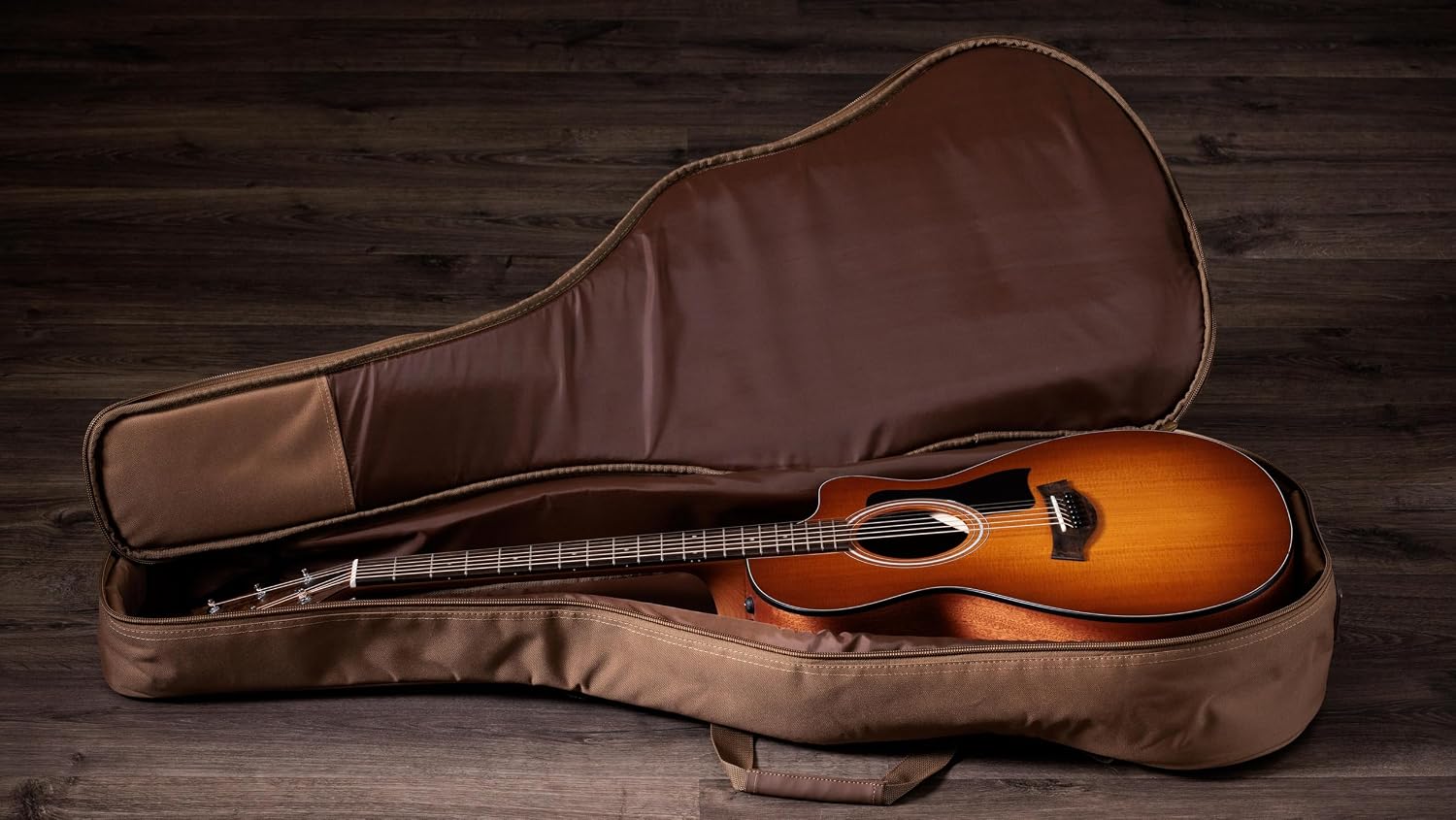 Taylor 112ce Special Edition Grand Concert Acoustic-Electric Guitar - Honeyburst with Gig Bag