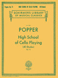David Popper - High School of Cello Playing, Op. 73 | Schirmer Library of Classics Vol. 1883 | Cello Technique and Etudes | Classical Sheet Music and Songbook