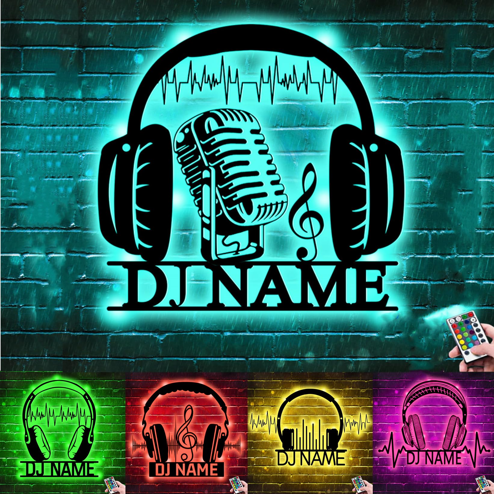 Personalzied Guitarist Name Wall Sign LED Lights Custom Cello Wall Art Music Neon Sign Electric Guitar Night Light Rock DJ LED Lamp Music Studio Plaque Musical Shed Name Plaque for Teacher