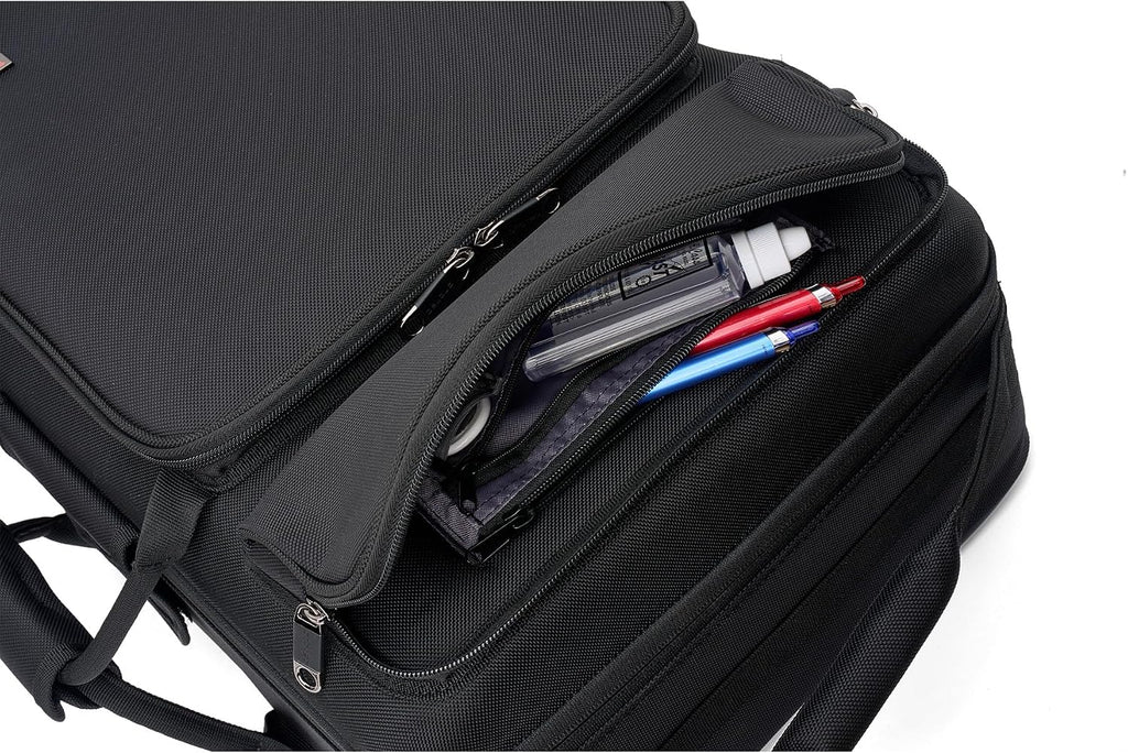 Protec Triple Trumpet Travel Ready PRO PAC Case with Tuckaway Backpack Straps, Black, Model PB327