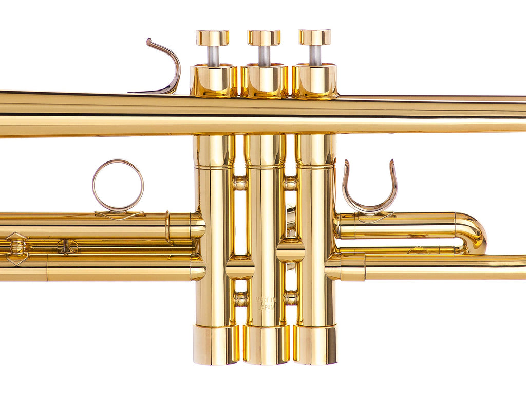 Trumpet Trim Kit for improving the sound. For all Bach Stradivarius Trumpet. Custom made KGUBrass (HEAVY, Antique Bronze Lacquer)