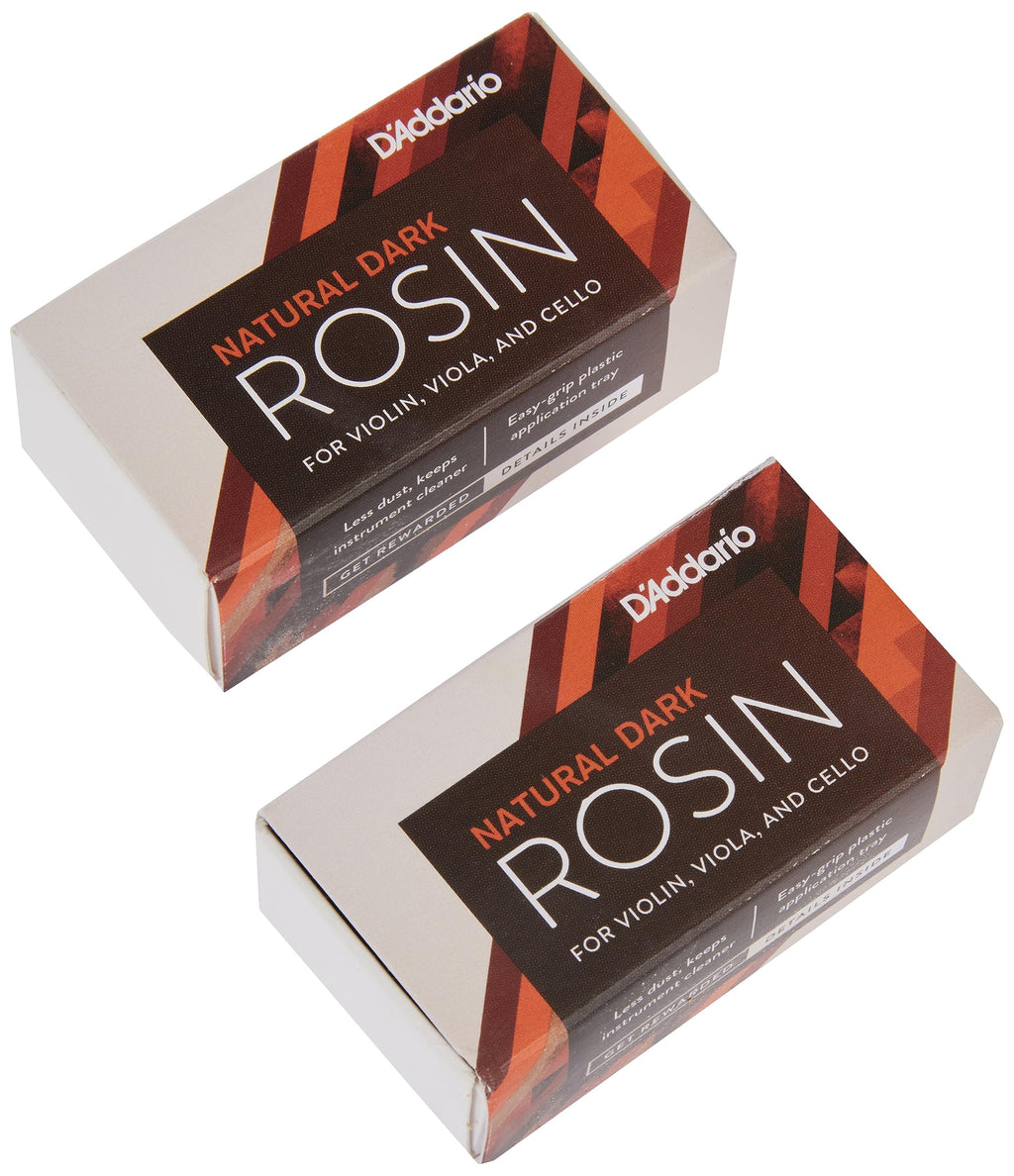 D'Addario Violin Rosin - Cello Rosin - Natural Rosin Violin, Dark
