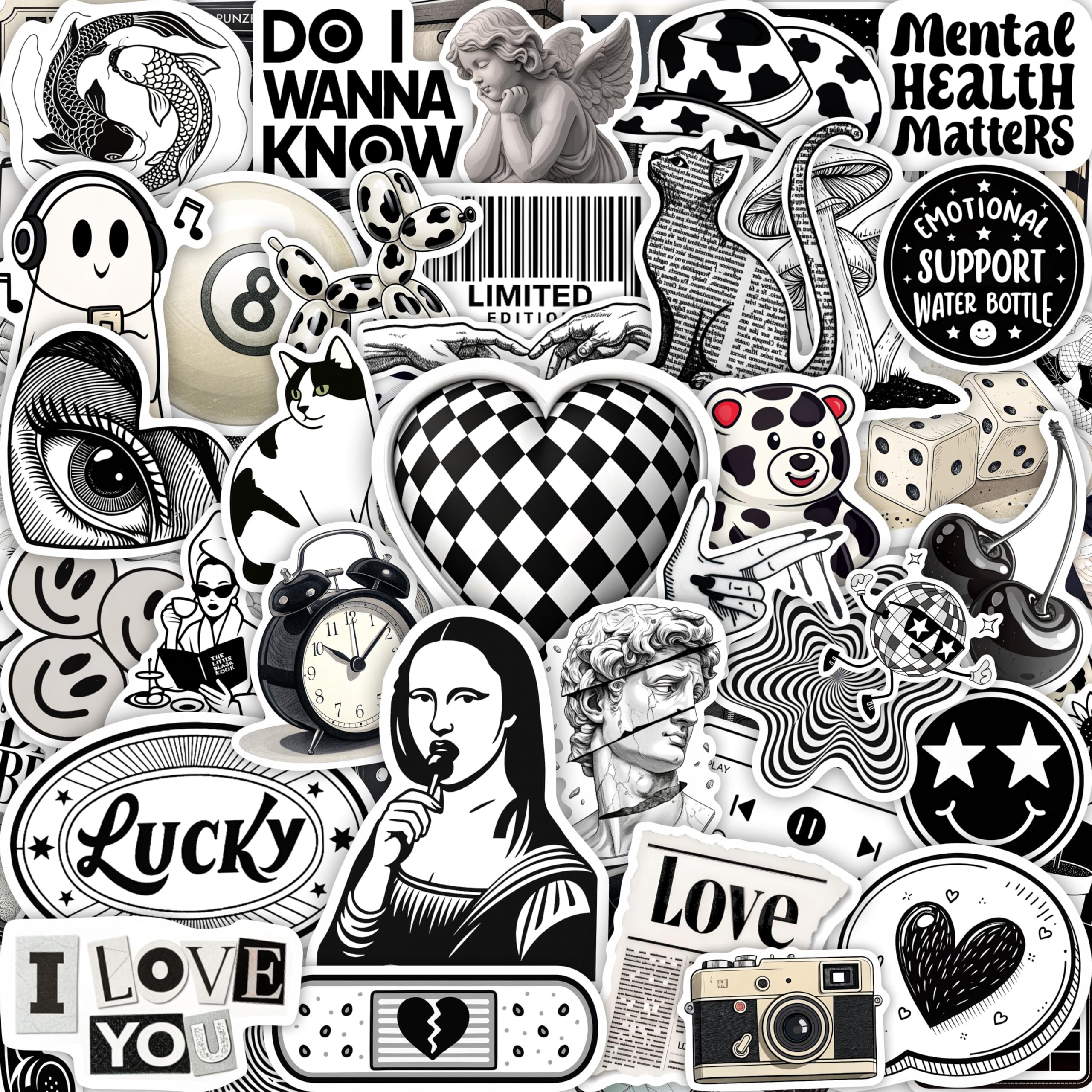 100Pcs Violin Stickers for Water Bottle and Laptop - Violin Party Supplies & Decorations, Waterproof Vinyl Decals, Music and Instrument Stickers, Gifts for Women & Men