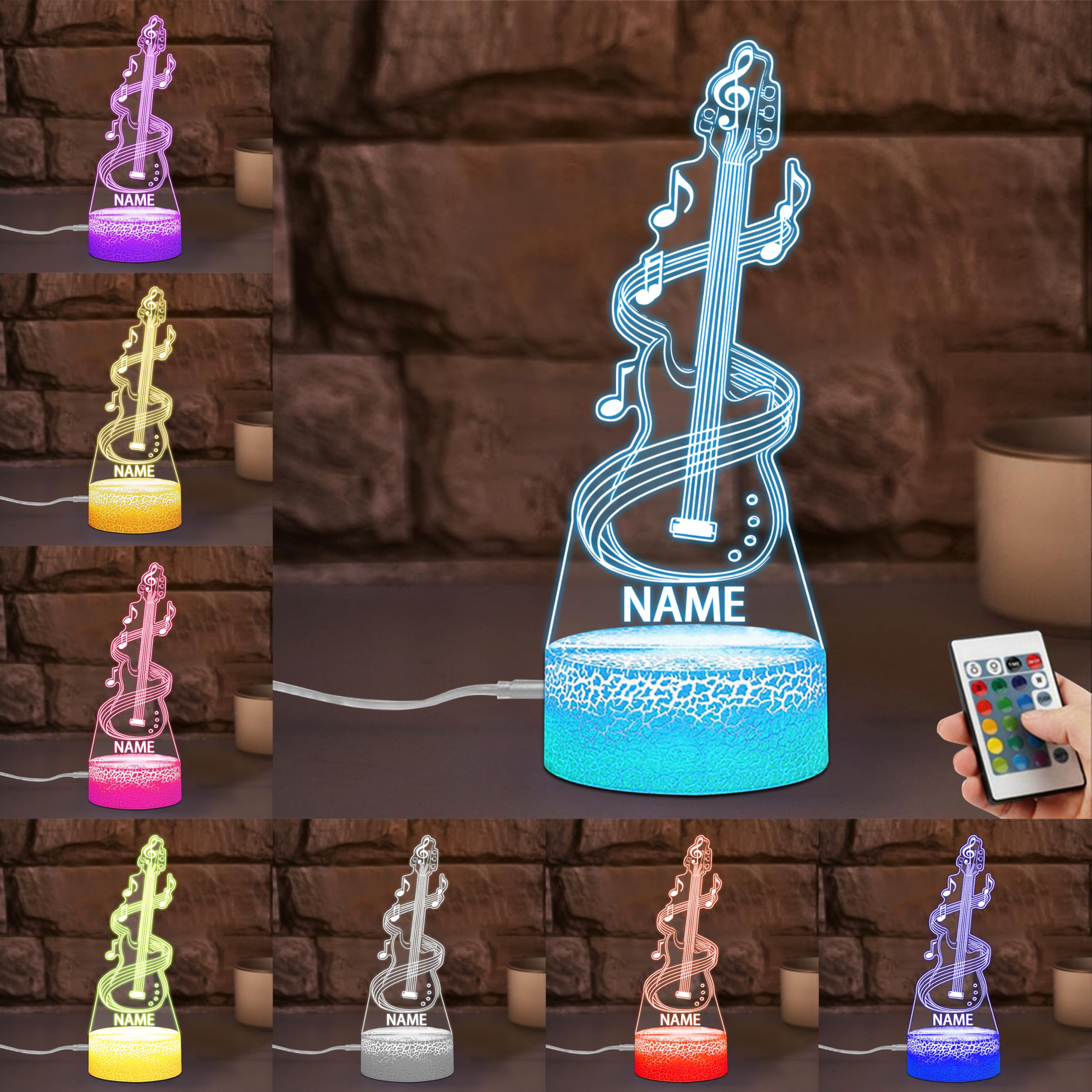 Personalized Name Violin Crystal Desktop Ornaments for Club Bedroom Office Custom Music Theme Stained Glass Acrylic Tabletop Plaque 2D Flat Electric Cello Figurine Sculpture for Violinist Cellist
