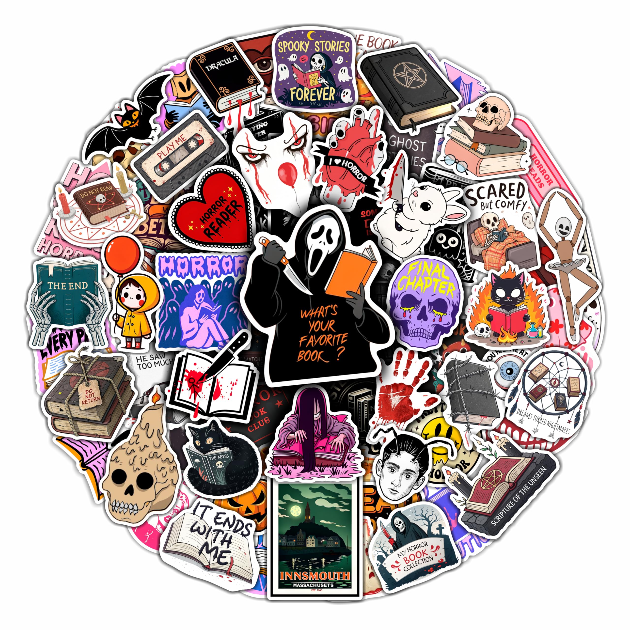 100Pcs Violin Stickers for Water Bottle and Laptop - Violin Party Supplies & Decorations, Waterproof Vinyl Decals, Music and Instrument Stickers, Gifts for Women & Men