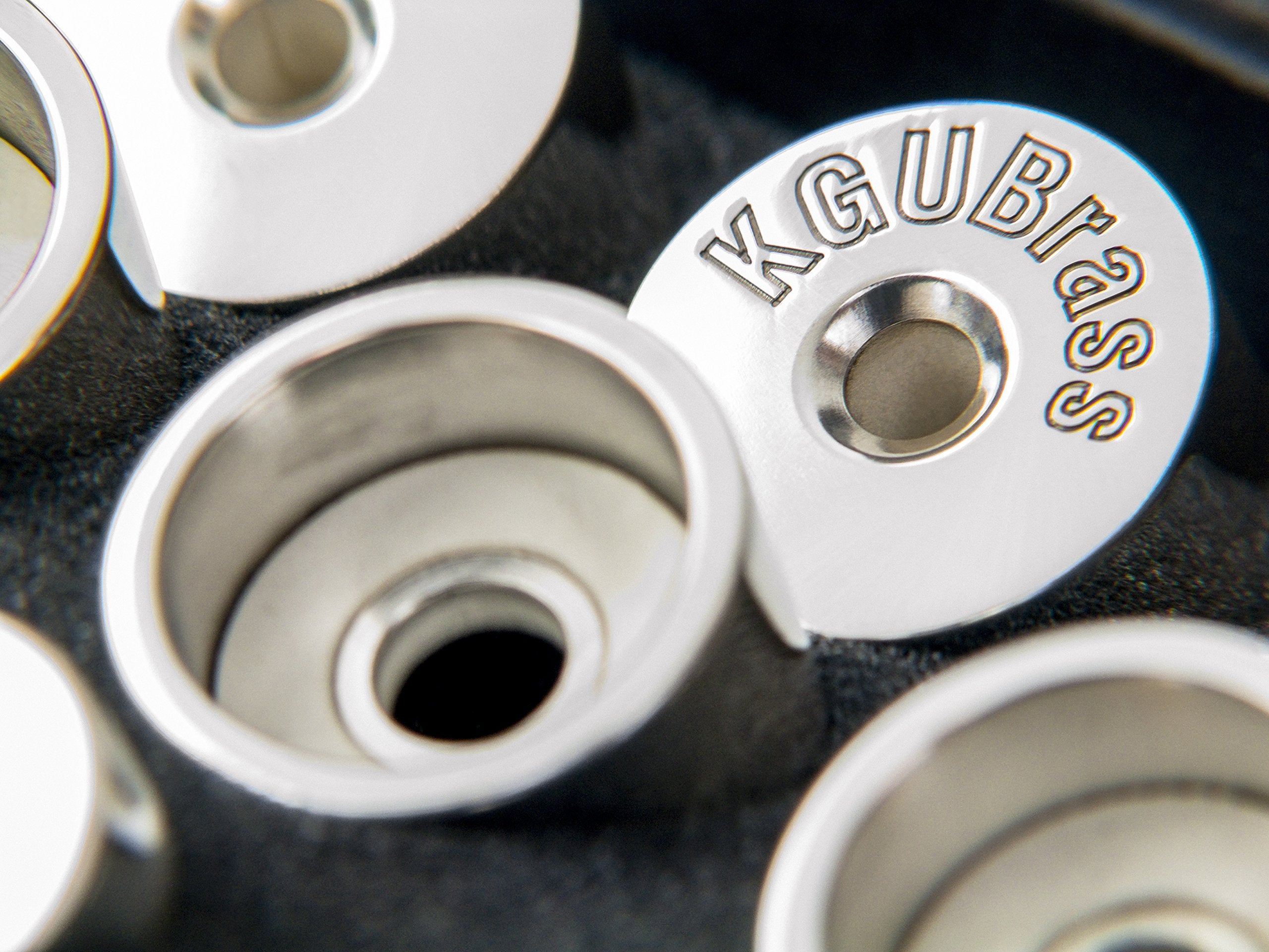 Trumpet Trim Kit for improving the sound. For all Bach Stradivarius Trumpet. Custom made KGUBrass (HEAVY, Antique Bronze Lacquer)