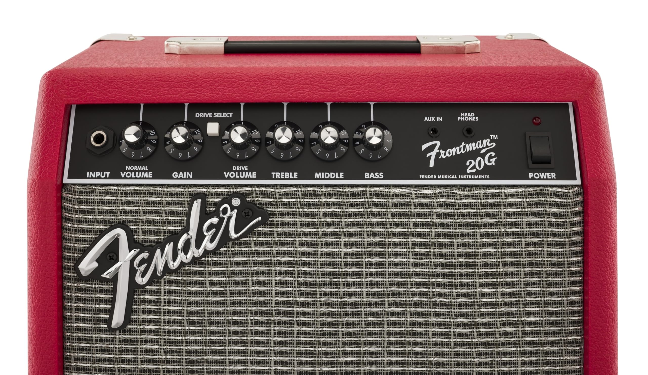 Fender Frontman 10G Electric Guitar Amplifier, 10-Watt Practice Amp with 6" Speaker, Built-in Overdrive, Headphone Jack & Aux Input, Black/Silver, with 2-Year Warranty