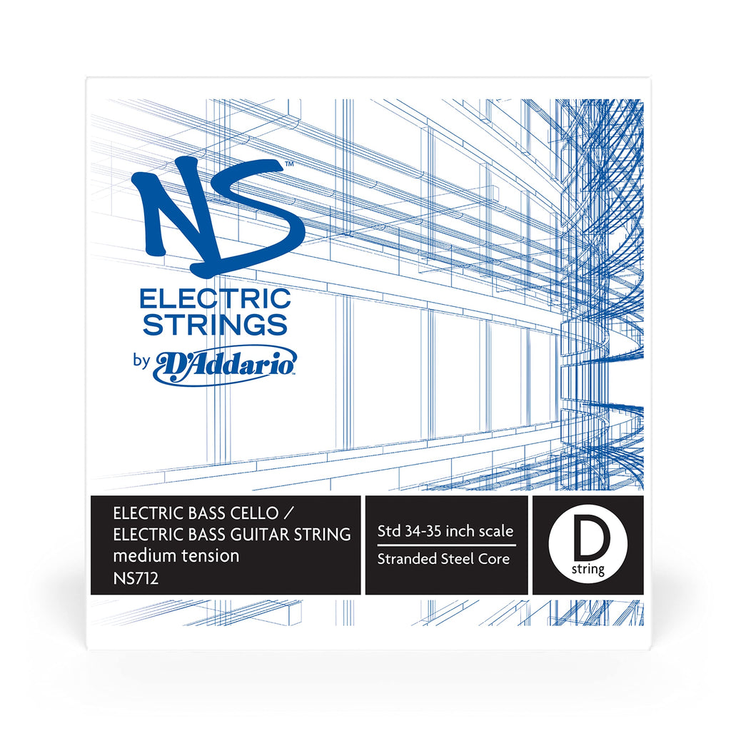 D'Addario NS Electric Bass/Cello String Set, 4/4 Scale, Medium Tension