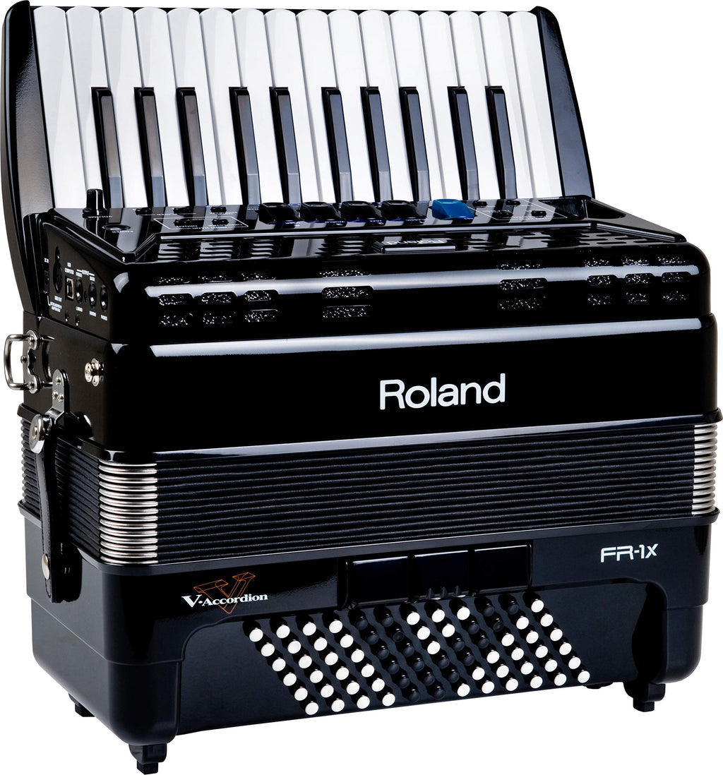 Roland FR-1X Premium V-Accordion Lite with 26 Piano Keys and Speakers, Red (FR-1X-RD)