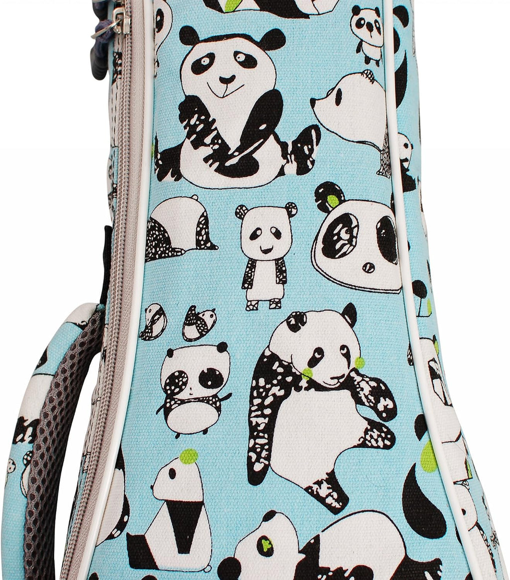 MUSIC FIRST Original Design 15mm Padded Cartoon Panda Violin bag, 1/4 1/2 Soft Violin Case, Violin Travel Bag, Violin Backpack Notice: Fit for 1/2 and 1/4 Size Violin, Max bow length 62cm (24.4 inch)