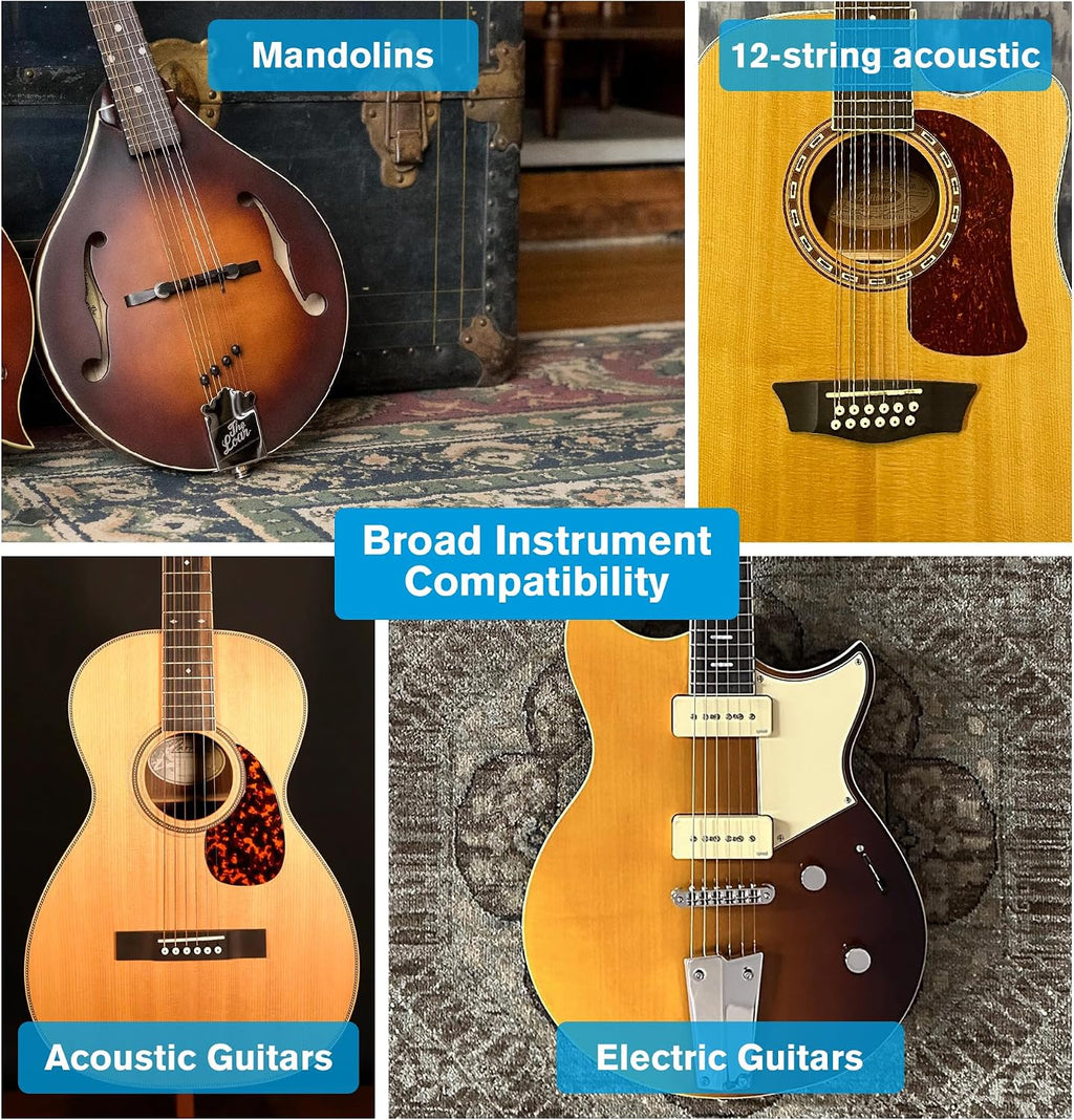 The Cuda Winder - Revolutionary Guitar String Length Gauge and String Winder (Slate Grey) | Quickly change guitar strings with a built-in length gauge and winder for faster, smoother, and consistent restringing.