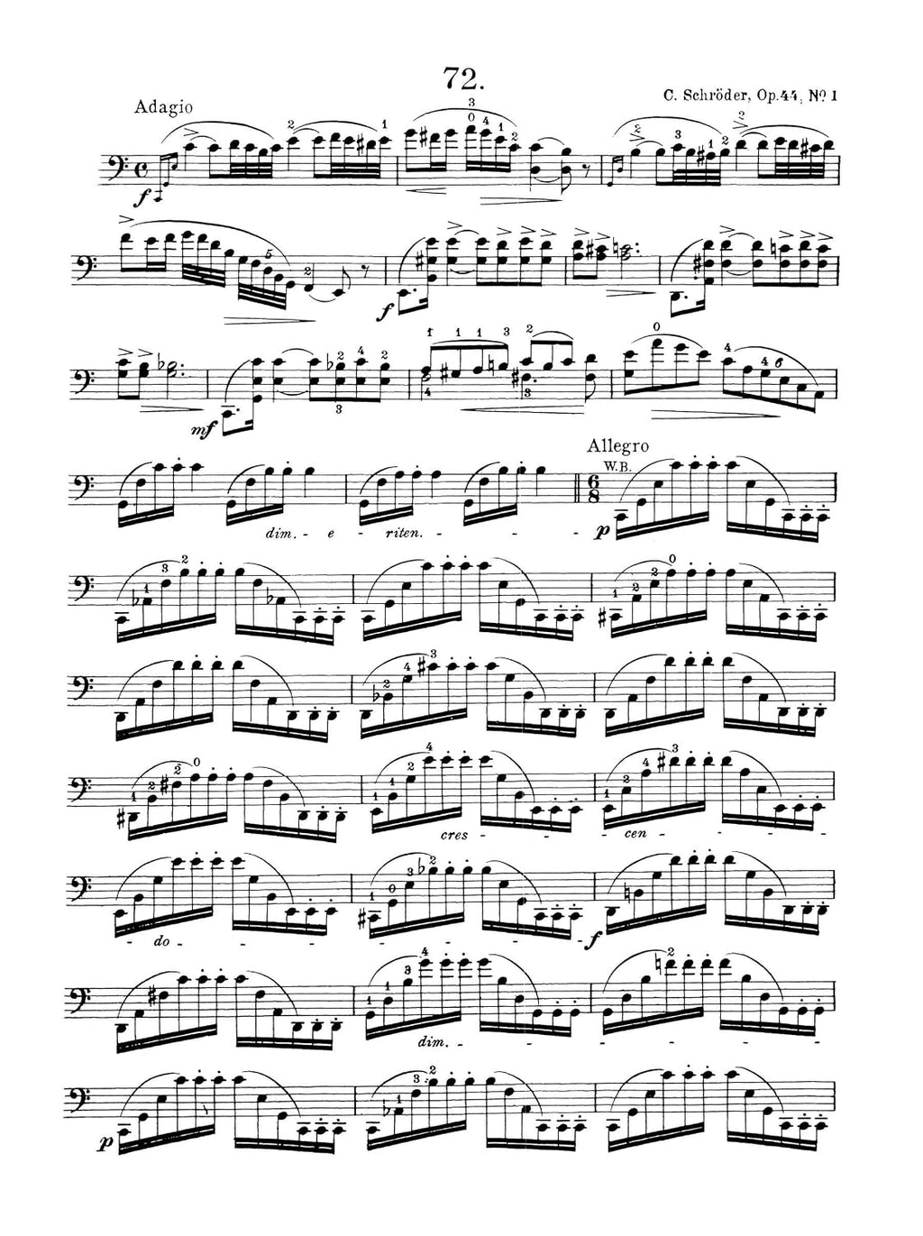 170 Foundation Studies for Violoncello: Volume 1 (Dover Chamber Music Scores)