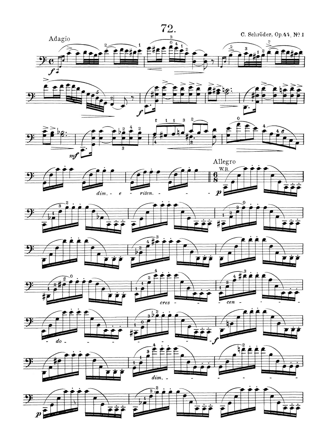 170 Foundation Studies for Violoncello: Volume 1 (Dover Chamber Music Scores)