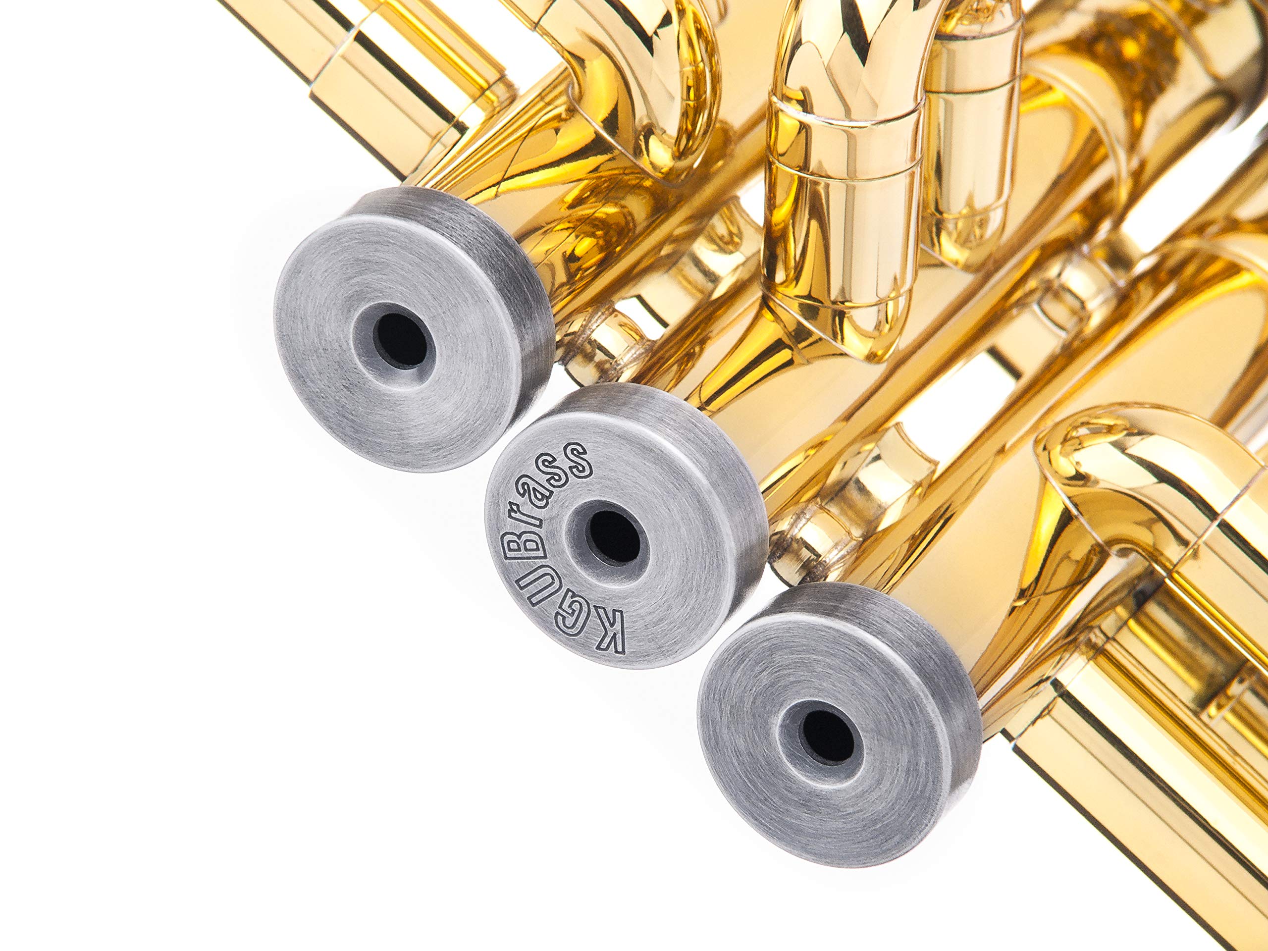 Trumpet Trim Kit for improving the sound. For all Bach Stradivarius Trumpet. Custom made KGUBrass (HEAVY, Antique Bronze Lacquer)