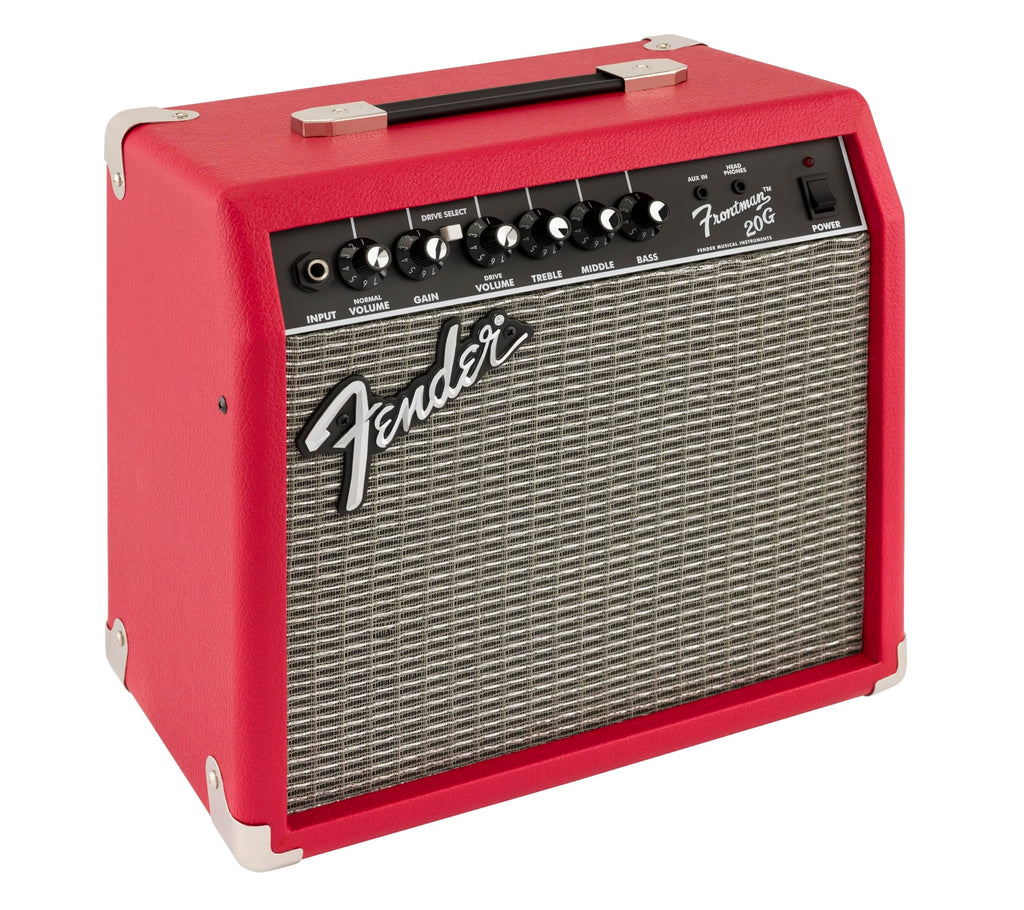 Fender Frontman 10G Electric Guitar Amplifier, 10-Watt Practice Amp with 6" Speaker, Built-in Overdrive, Headphone Jack & Aux Input, Black/Silver, with 2-Year Warranty