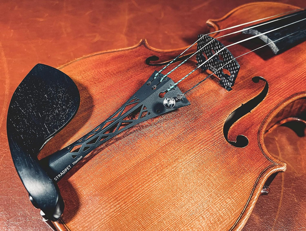 Carbon Fiber Bridge 2.0 with an unique acoustic structure & finished trimming for 4/4 violin