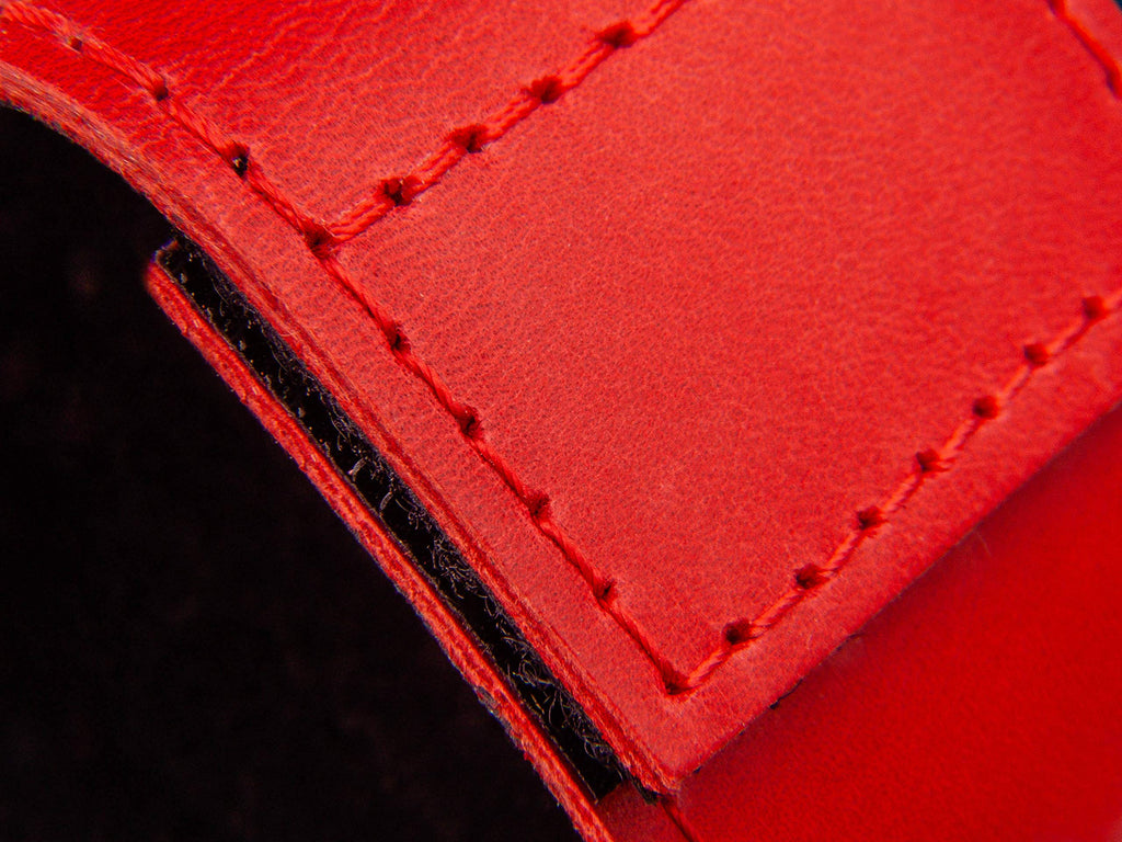 Trumpet valve guard by KGUBrass is the leather trumpet valve protector made of luxurious mild and thick material; use as protection from corrosion, scratches and stains (Marsala)