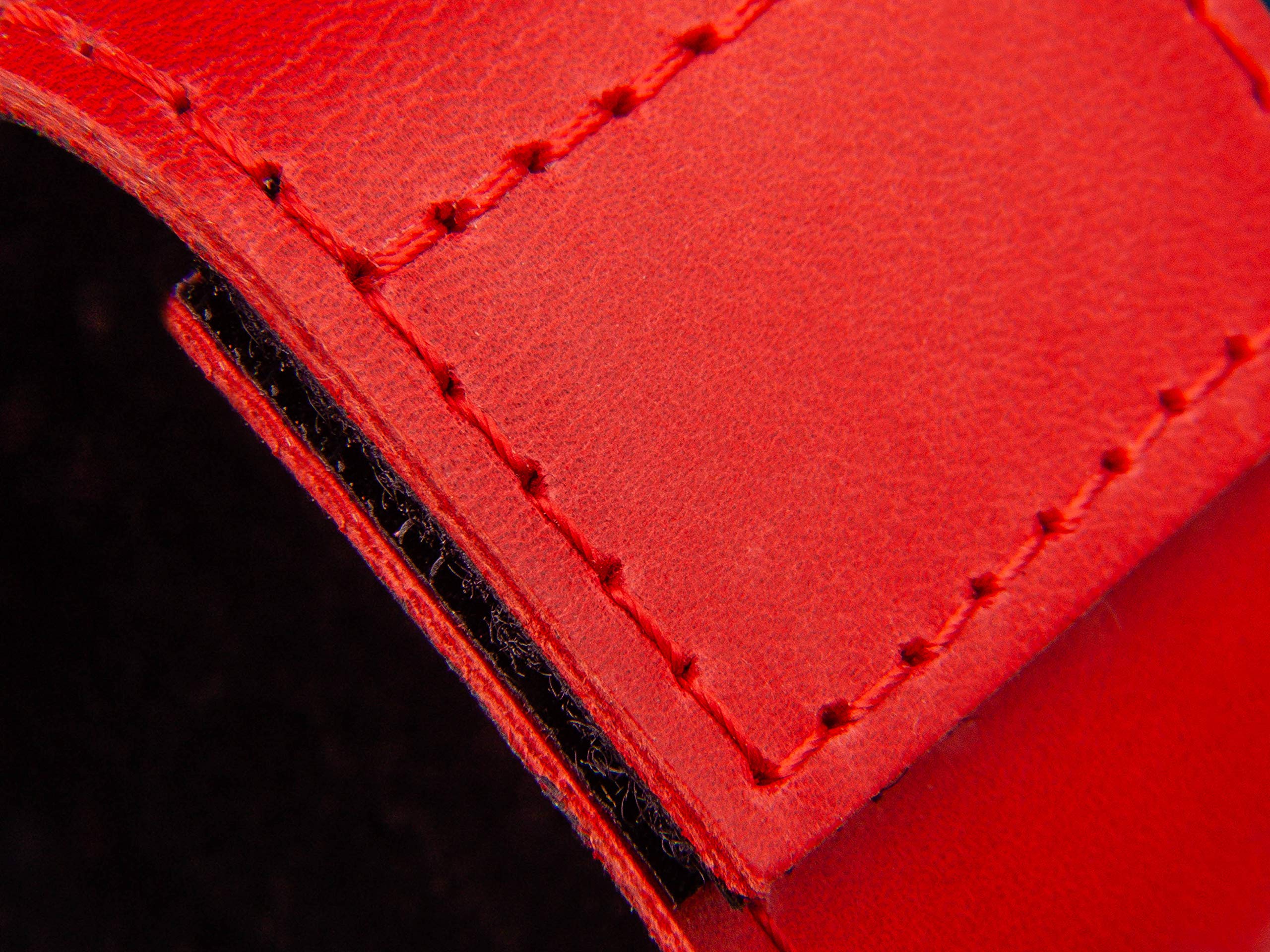 Trumpet valve guard by KGUBrass is the leather trumpet valve protector made of luxurious mild and thick material; use as protection from corrosion, scratches and stains (Marsala)
