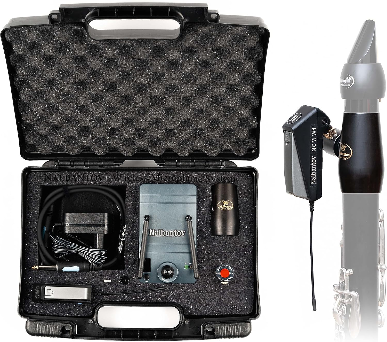 Clarinet Wireless Microphone System NCM 8X SCW Set Including Clarinet Barrel