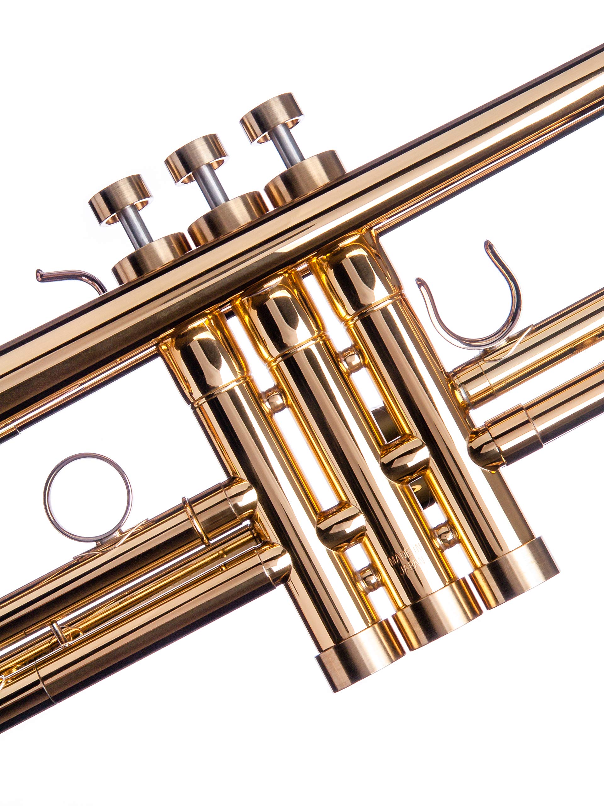 Trumpet Trim Kit for improving the sound. For all Bach Stradivarius Trumpet. Custom made KGUBrass (HEAVY, Antique Bronze Lacquer)