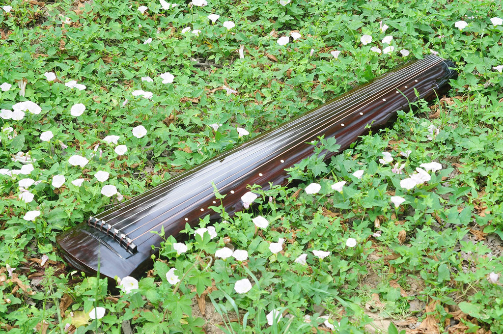 LANDTOM High Level 60+ Years Fir Wood Guqin (Gelatinum Cornus cervis/Lu Jiao Shuang Antler Frost included) for Beginner and Intermediates