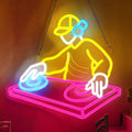 CoolGift Mart Acoustic Guitar Neon Light, Dimmable LED Guitar Neon Wall Sign USB Powered, Decorations for Bedroom Living Room Man Cave Music Studio, Gift for Guitar Players Guitarists Music Lovers