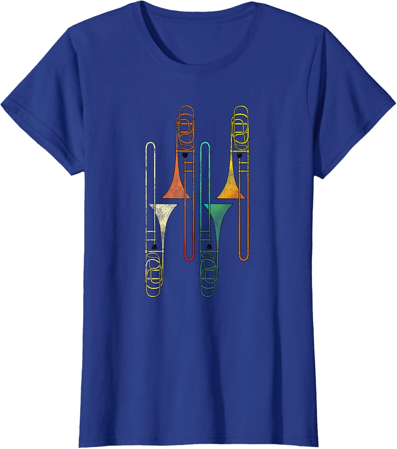 Retro Trombone - Jazz T-Shirt