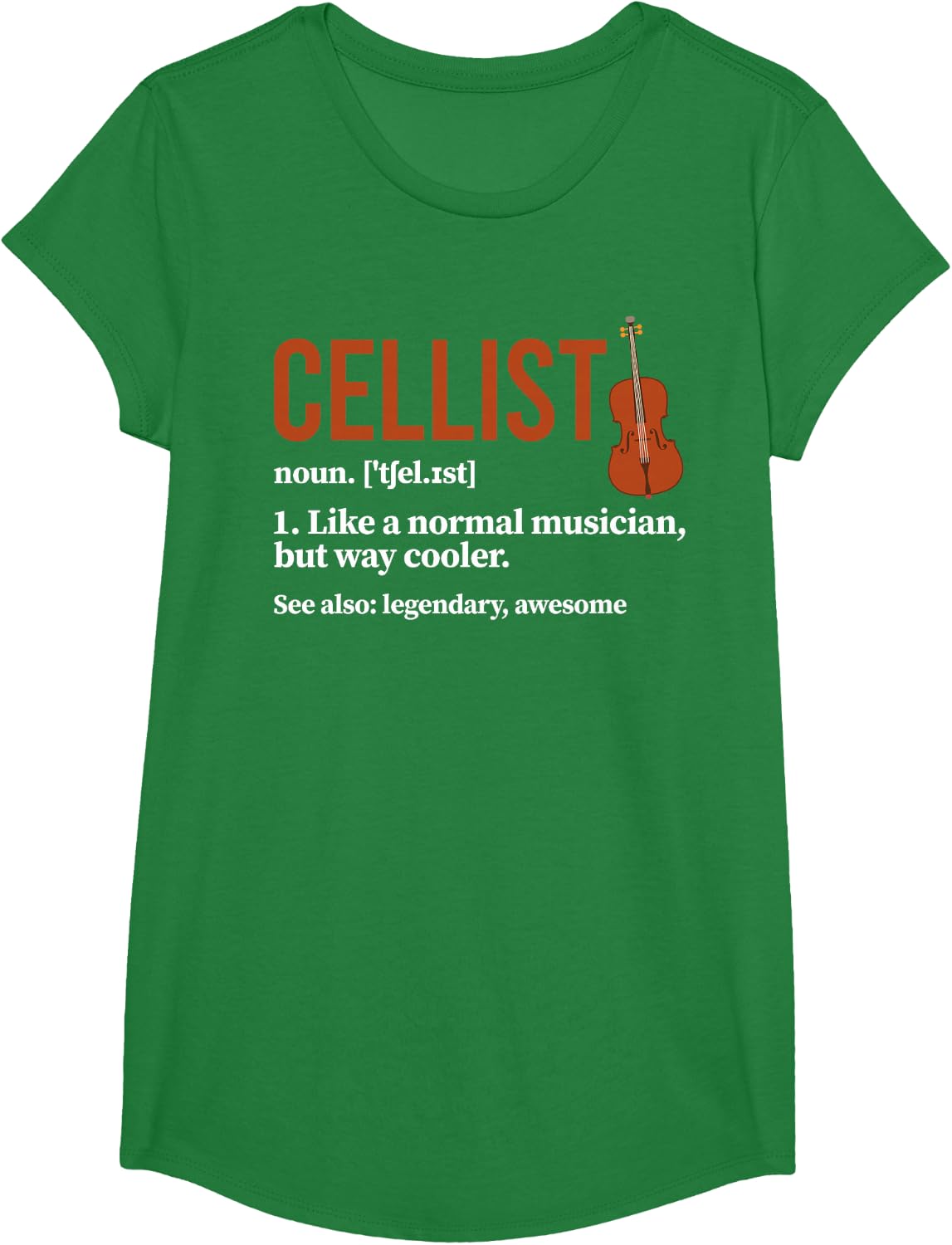 Cellist Definition Cello Player Cello Lover T-Shirt