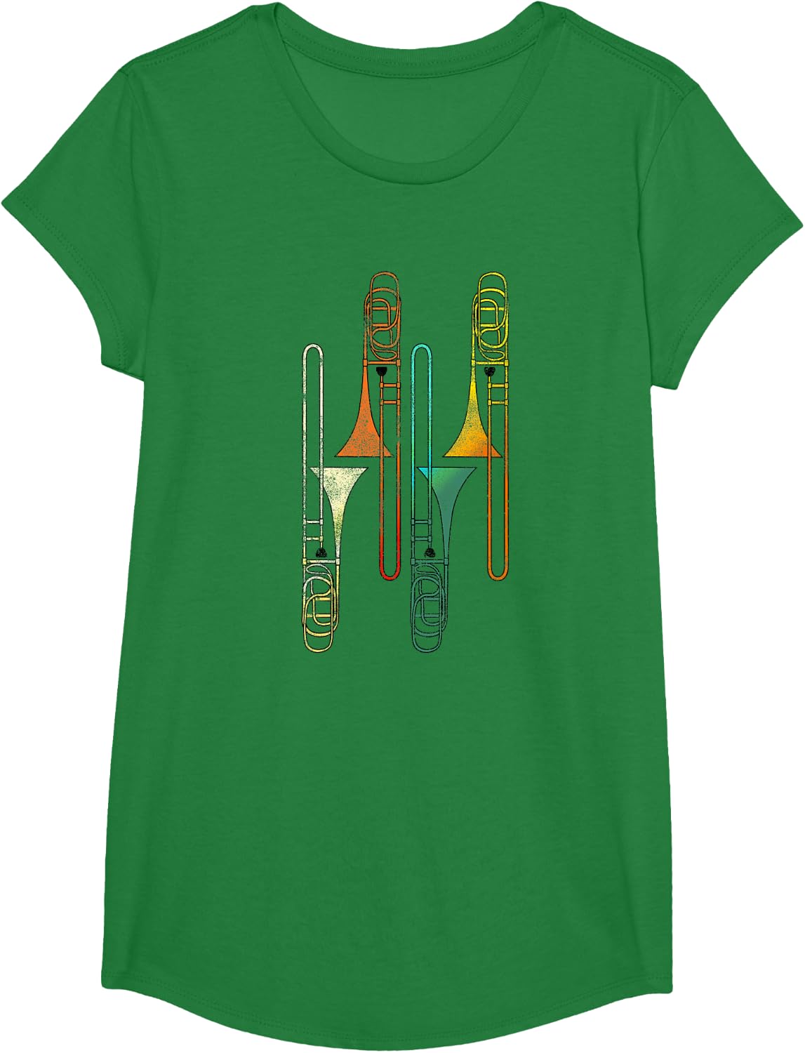 Retro Trombone - Jazz T-Shirt