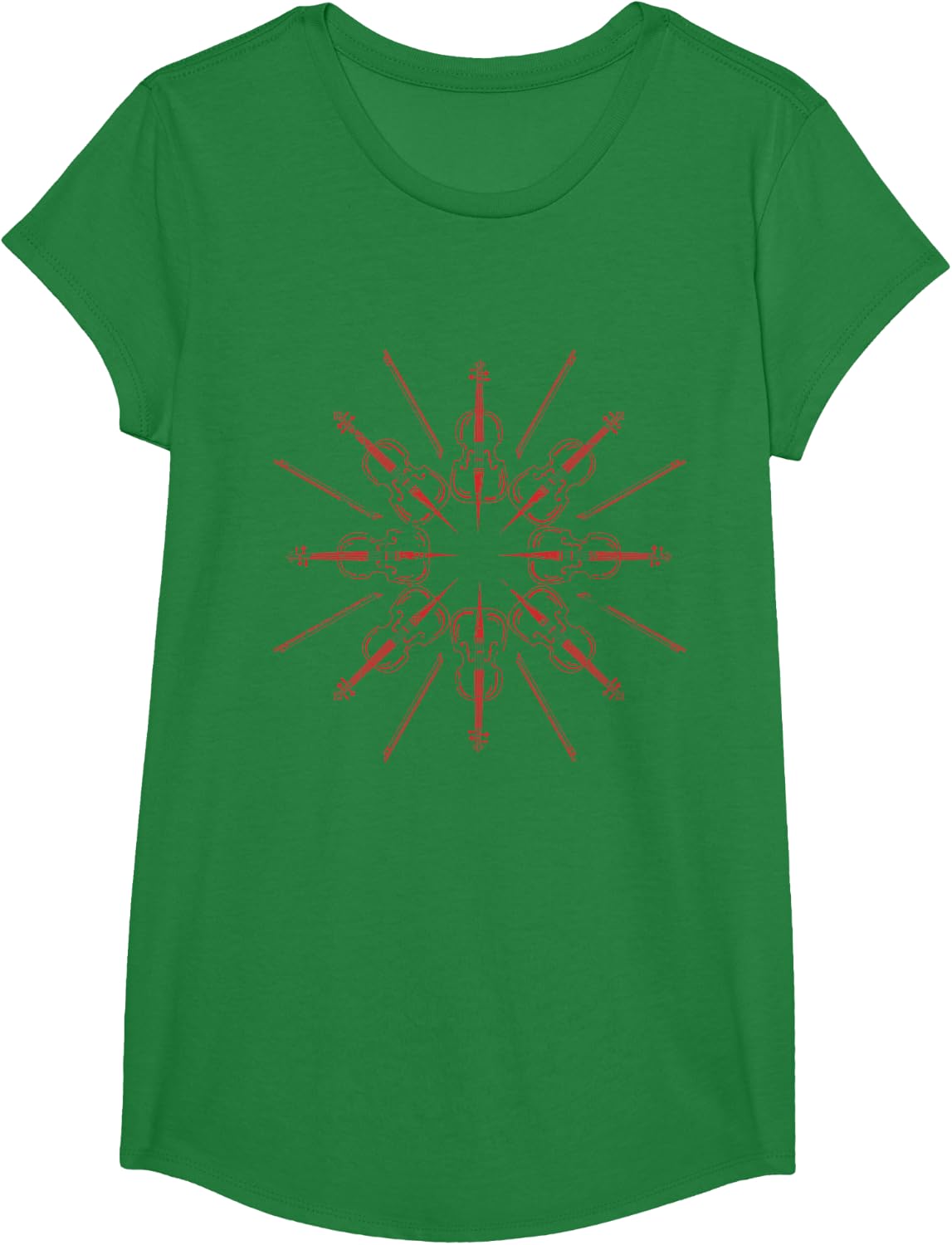 Cellists Music Gift Christmas Snowflake Cello T-Shirt