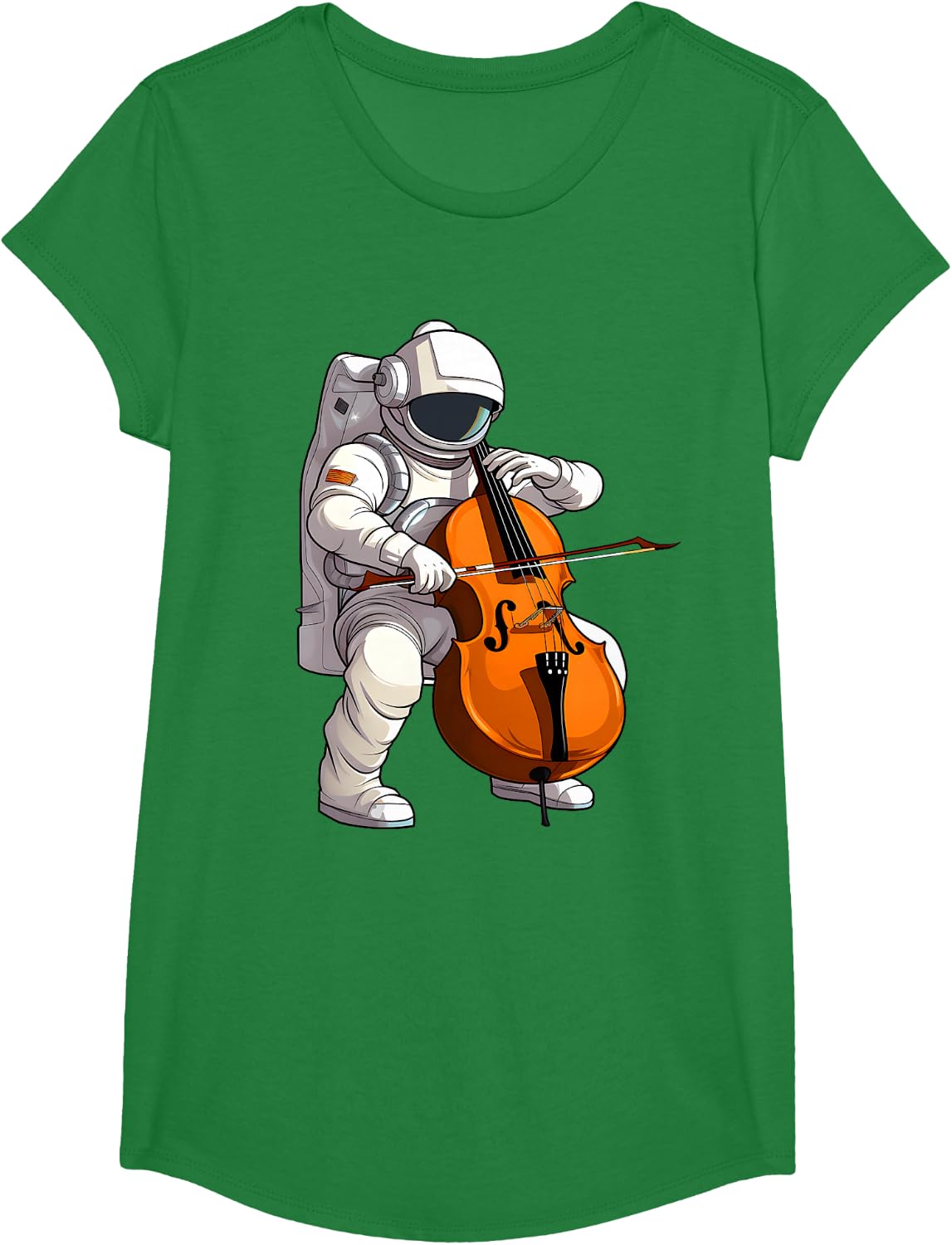 Cool Cello Art Cellist Music Cello Player Astronaut Design T-Shirt