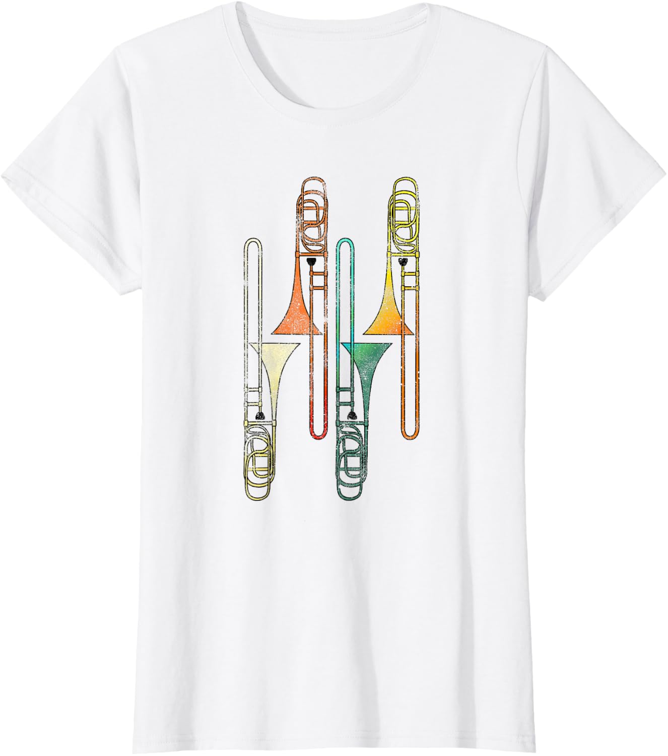 Retro Trombone - Jazz T-Shirt