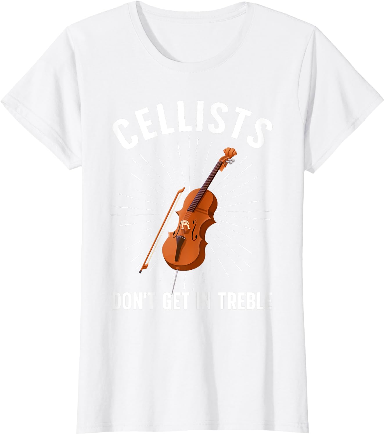 Best Cello Player Art for Men Women Kids Cello Lover Cellist T-Shirt