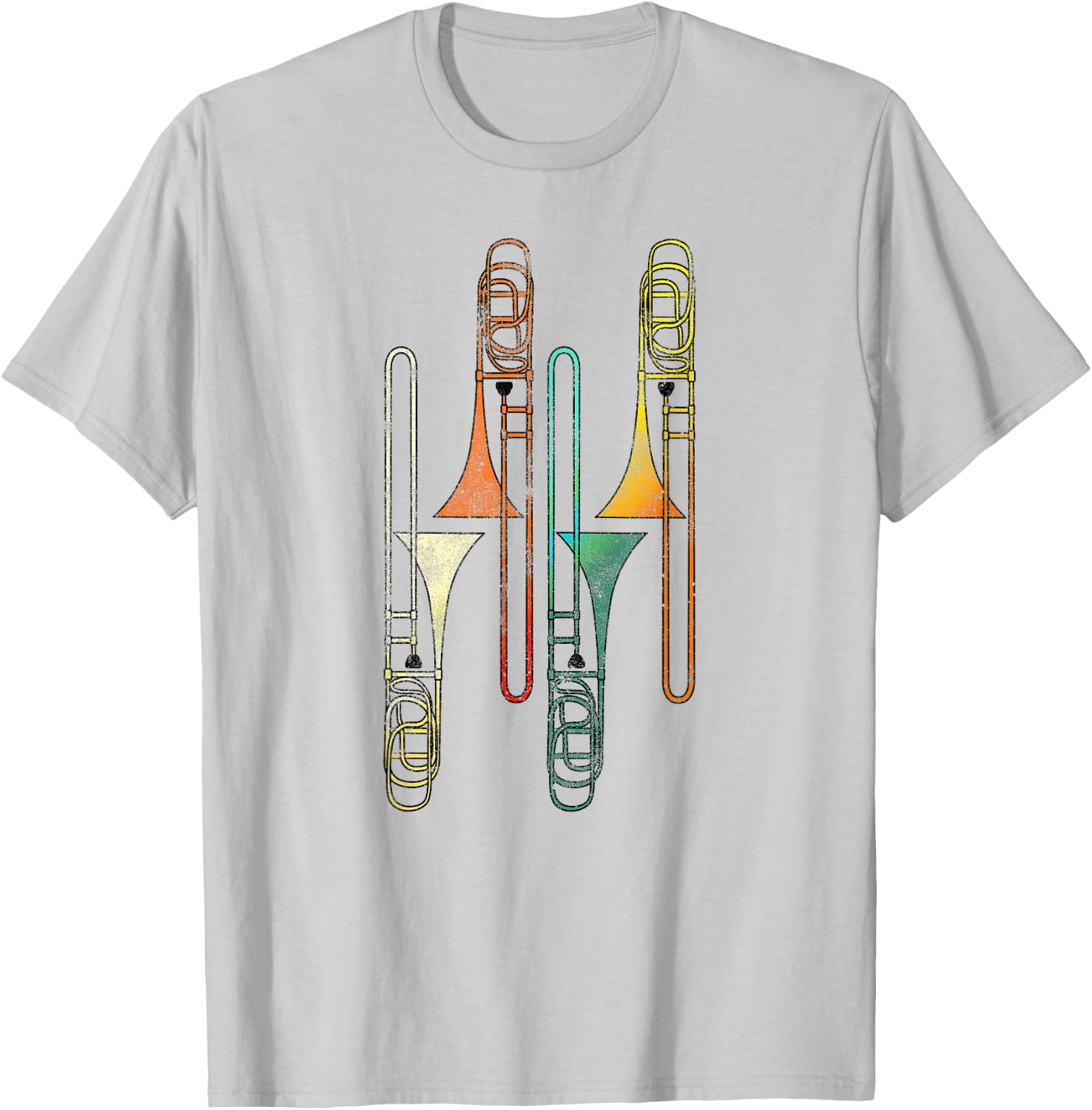 Retro Trombone - Jazz T-Shirt