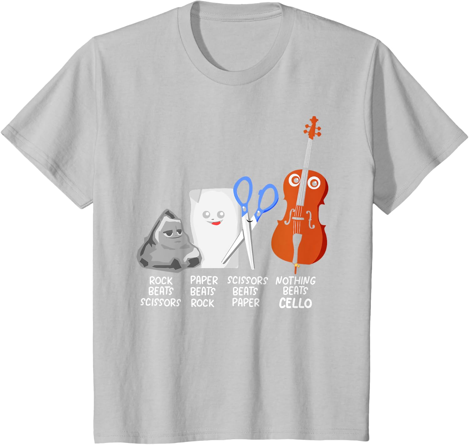 Nothing Beats Cello Quote Shirt Funny Cellist Gift Kids T-Shirt