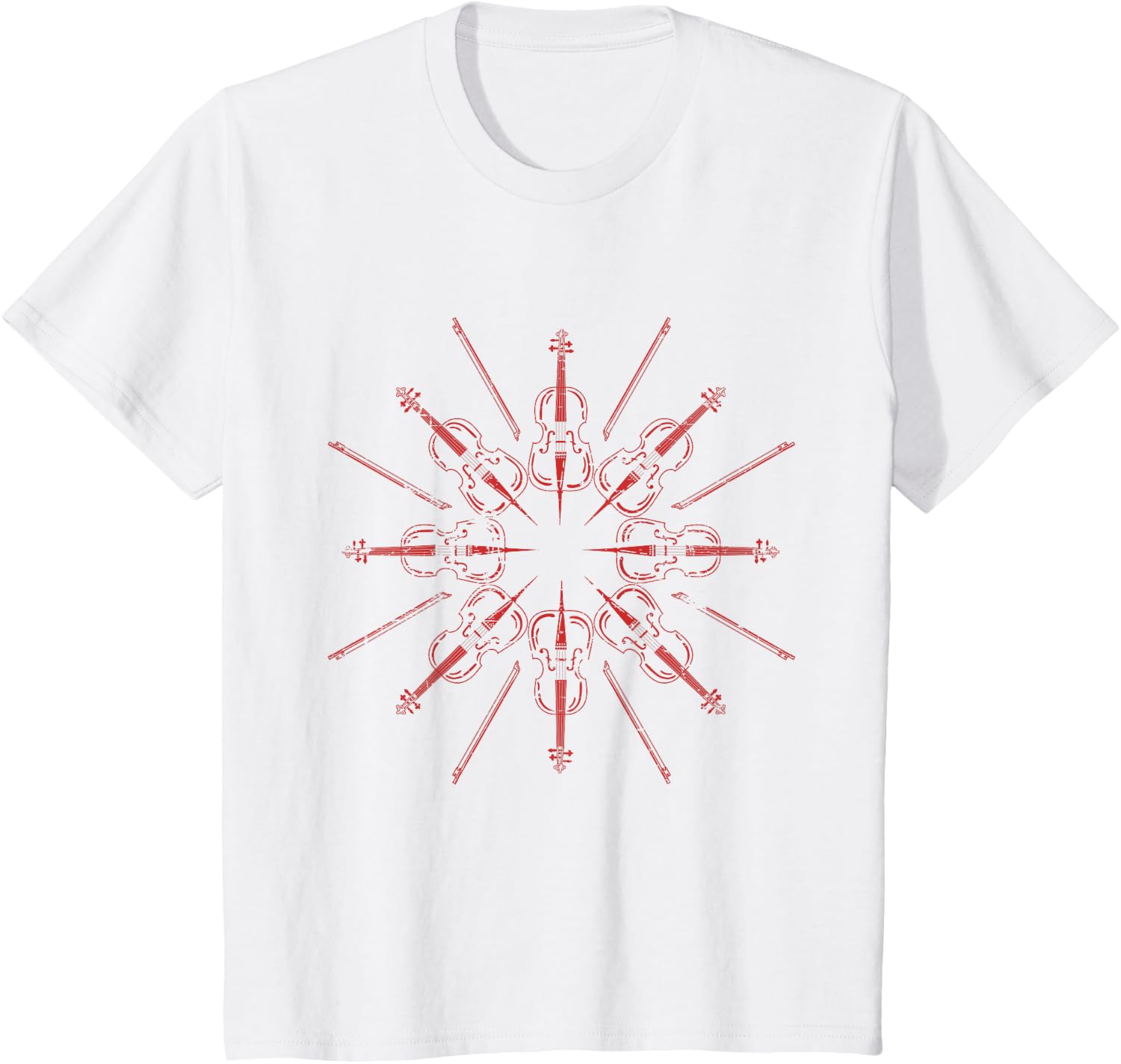 Cellists Music Gift Christmas Snowflake Cello T-Shirt