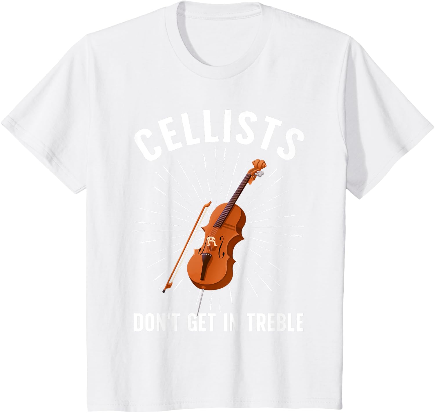 Best Cello Player Art for Men Women Kids Cello Lover Cellist T-Shirt