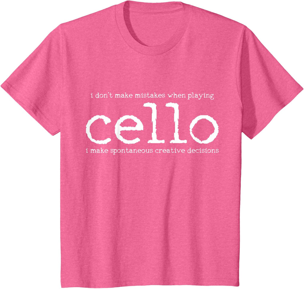 Cello Player Cellist Funny Gift T-Shirt Small
