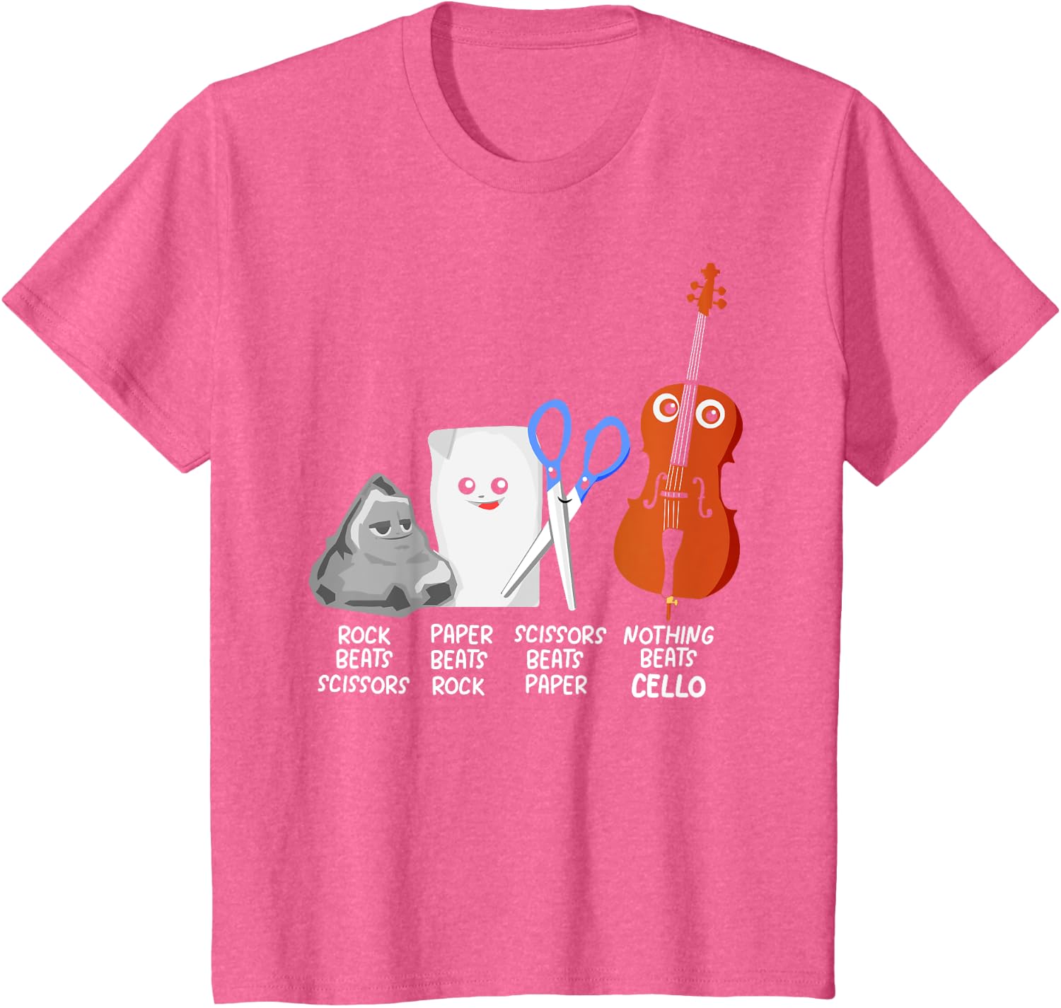 Nothing Beats Cello Quote Shirt Funny Cellist Gift Kids T-Shirt