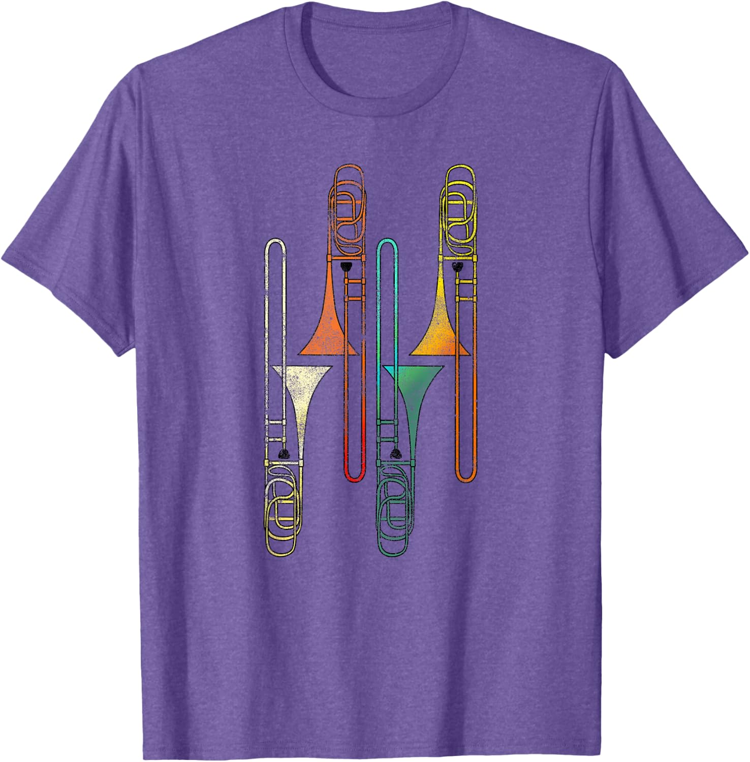 Retro Trombone - Jazz T-Shirt