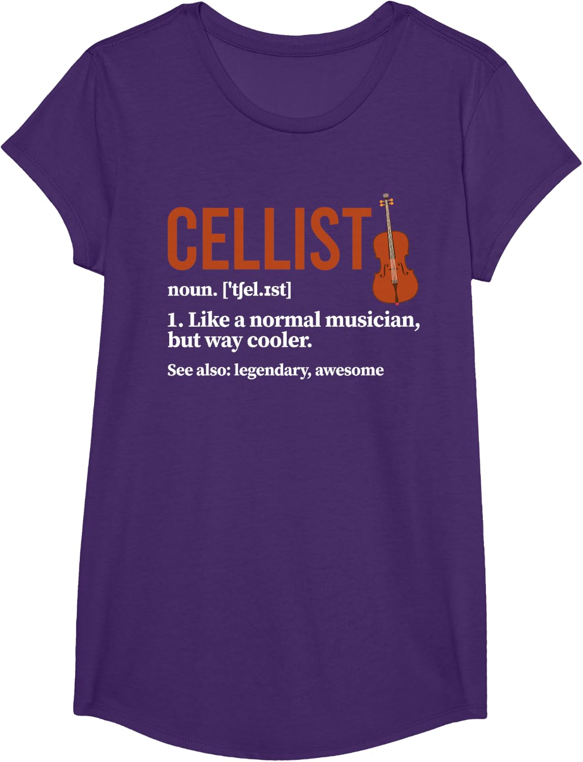 Cellist Definition Cello Player Cello Lover T-Shirt