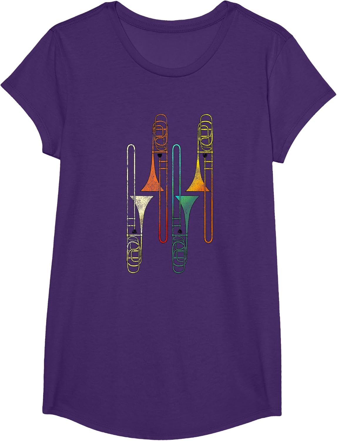 Retro Trombone - Jazz T-Shirt