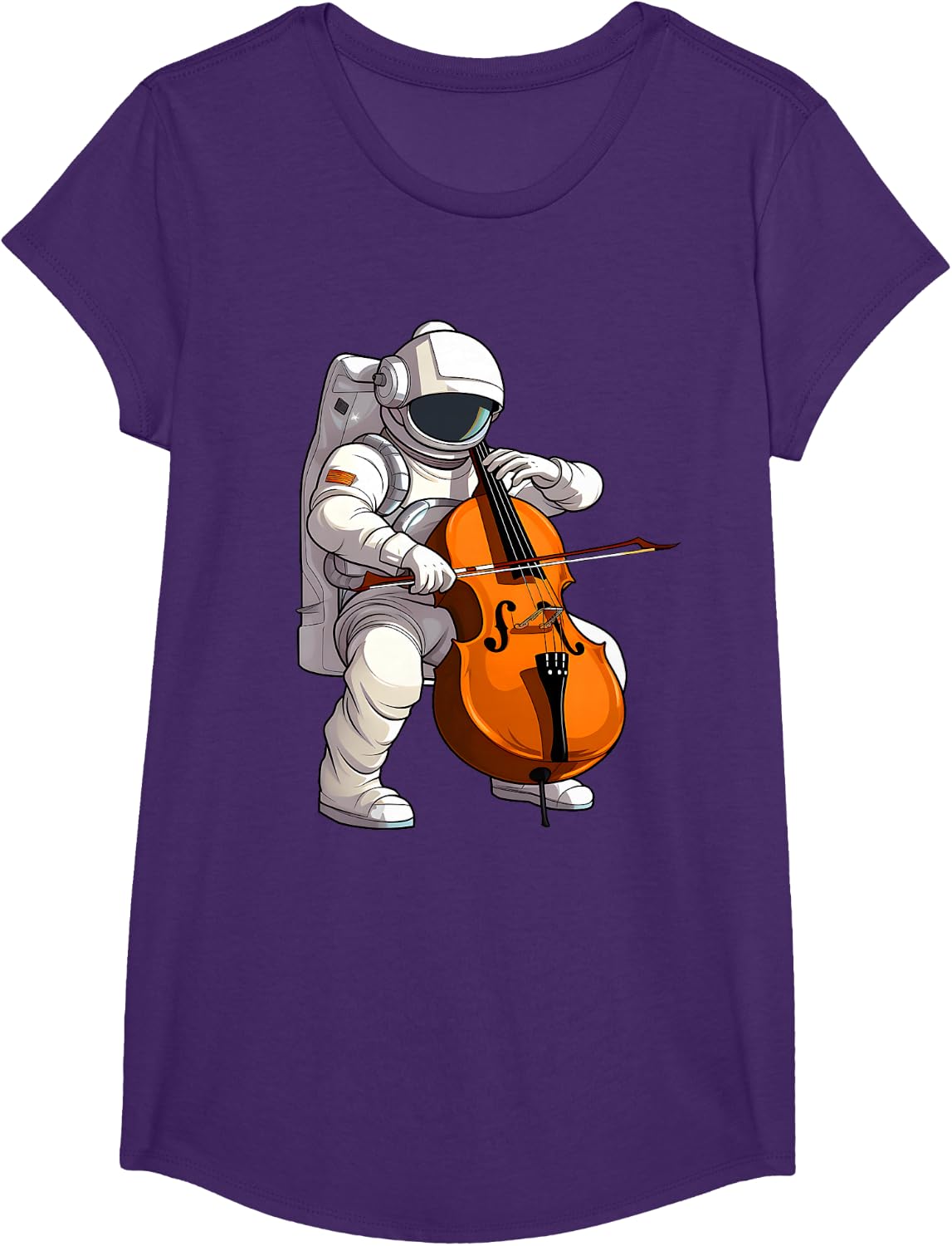 Cool Cello Art Cellist Music Cello Player Astronaut Design T-Shirt