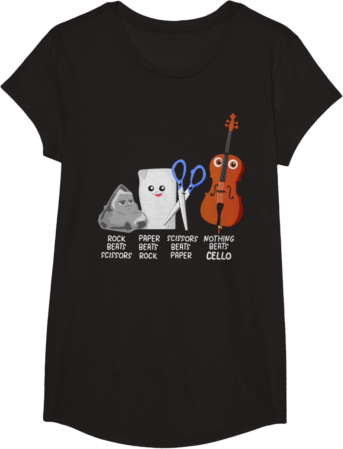 Nothing Beats Cello Quote Shirt Funny Cellist Gift Kids T-Shirt