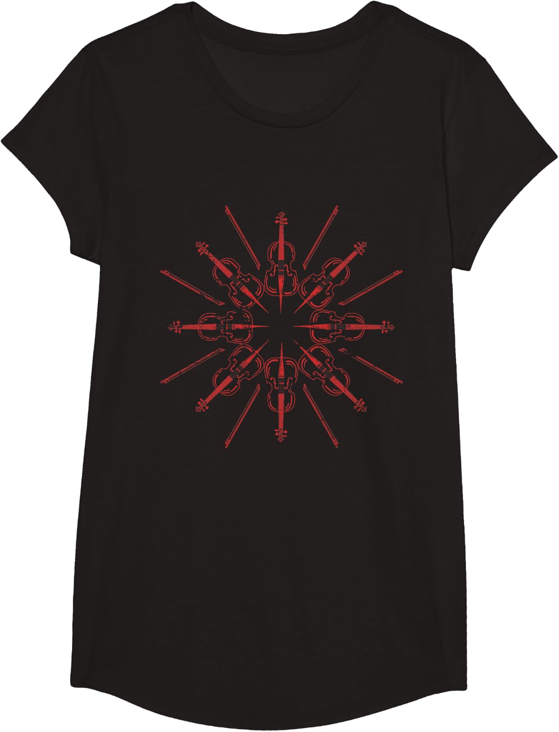 Cellists Music Gift Christmas Snowflake Cello T-Shirt