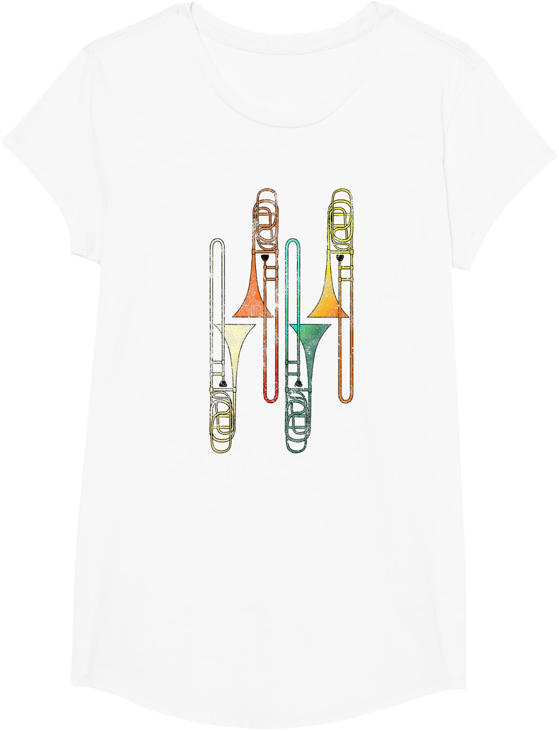 Retro Trombone - Jazz T-Shirt
