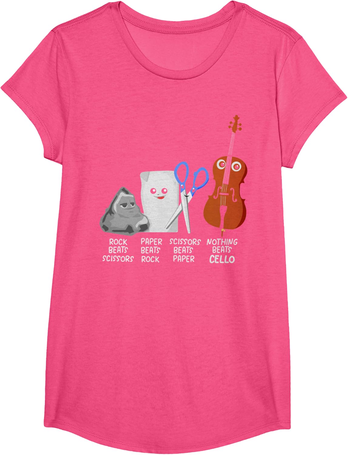 Nothing Beats Cello Quote Shirt Funny Cellist Gift Kids T-Shirt